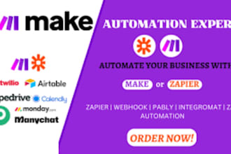 make com automation, make com, integromat, made com, make automation, zapier