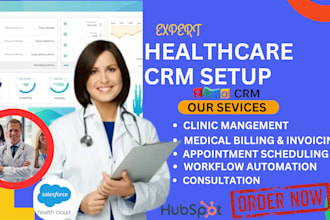 salesforce health cloud for healthcare zoho leadsquared mocal healthray act crm
