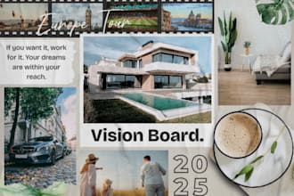 design a unique and personalized vision board for you