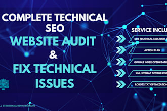 perform complete SEO audit and fix technical issues