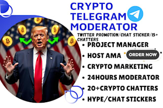 telegram community manager discord moderator bring 19 active chatters bot setup
