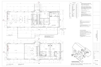 do architect drawings, light planing and design