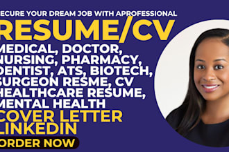 write medical healthcare doctor dentist travel registered nurse pharmacy resume