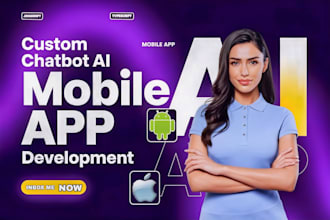 build ai chatgpt mobile app or website ai saas app ai chatbot and ai software
