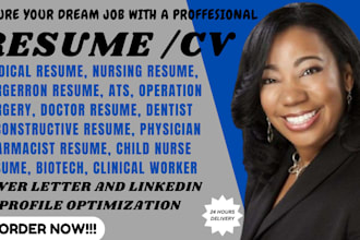write medical healthcare nursing registered pharmacy surgeon resume