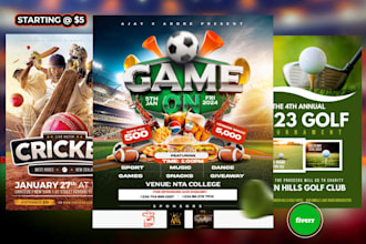 do perfect sport flyer, sport graphic design, event flyer
