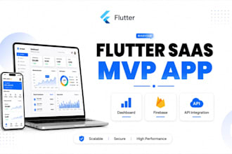 build flutter saas dashboard and mvp app