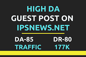 write and publish article on ipsnews