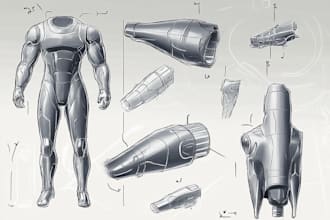 make industrial design sketch