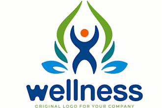 create awesome and gorgeous wellness center logo design