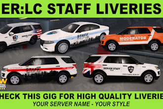 make custom staff liveries for your erlc server