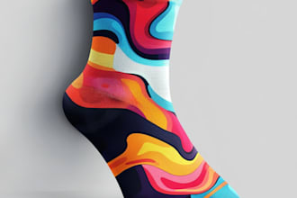 design a custom unique socks design