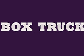 create professional, outstanding box truck wrap, food truck and trailer wrap