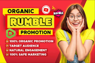 rumble video promotion, rumble channel promotion, channel monetization
