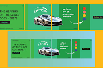social media graphics and marketing material designer