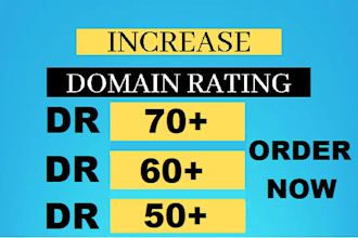 boost your website domain rating dr 70 plus
