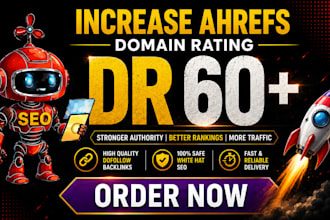 increase your website domain rating DR 70 plus spam free