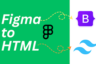 convert figma to html, bootstrap responsive tailwind CSS