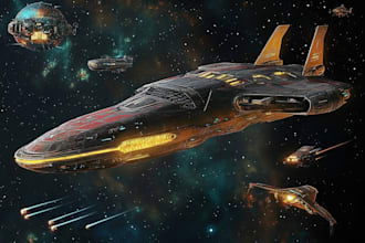 sci fi illustration and sci fi art