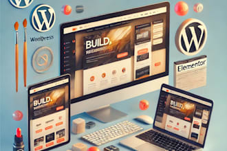 rebuild wordpress or designing elementor websites
