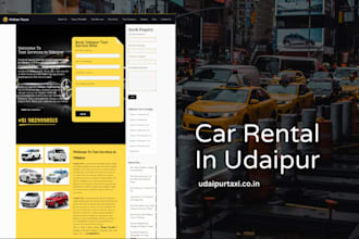 create taxi booking website, chauffuer website, limousine website, taxi booking
