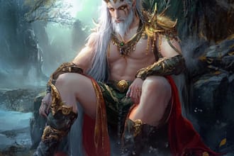 create a unique fantasy character concept art