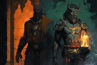 make fantasy horror and any fantasy horror character