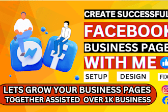 create facebook page, setup ,design for your business