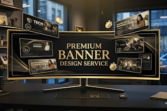 create banner for etsy, shopify, , wordpress shop,facebook,youtube