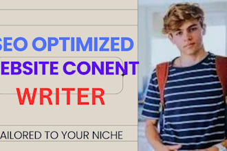 be your SEO website content writer or article writer