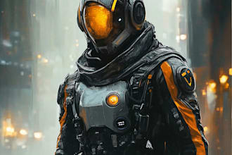 make beautiful sci fi, fantasy, dnd character art