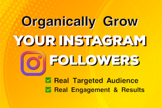 instagram promotion for organic growth and real engagement