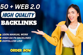 web 2 or article submission or authority backlinks
