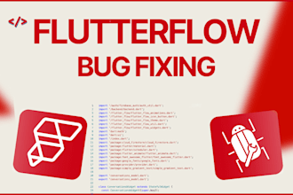 do flutterflow bug fixing and develop flutterflow ai agents