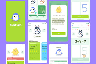 develop kid educational game app, kid math app, kid learning app, quiz game app