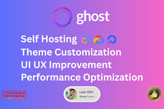 install, customize and setup a self hosted ghost cms blog