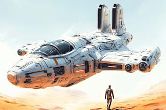 make sci fi spaceship models