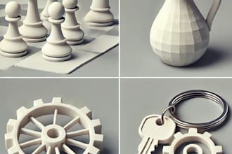 create custom 3d models for 3d printing