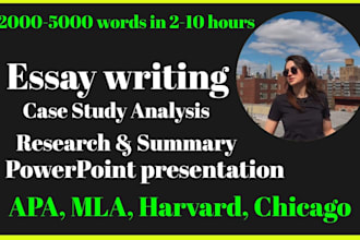 do urgent case study,summary,report,essay writing and ppts