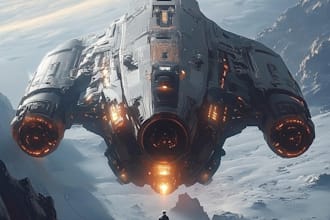 draw and paint spaceships and sci fi