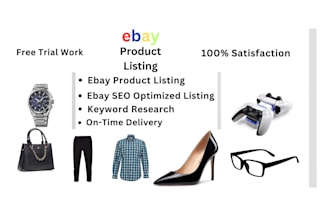 do ebay product listing, ebay SEO listing, ebay lister