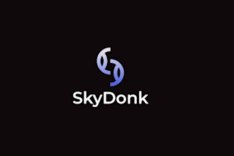 design a modern IT logo for your social network startup