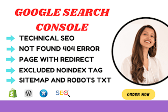 do technical SEO, technical services, fix google search console, website audit