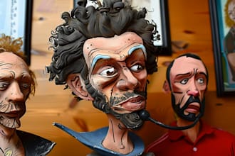draw an amazing caricature art for you