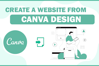 create a website from your canva design