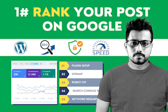 on page optimization and set up wordpress rank math and yoast SEO