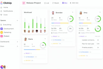 be your clickup consultant to setup and automate your project management