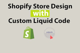 design shopify product page with custom liquid code for dropshipping bussiness