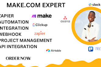 set up workflows automation integration with make com made com zapier monday crm