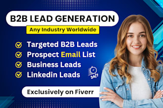 do b2b lead generation, linkedin lead, business leads, email list, prospect list